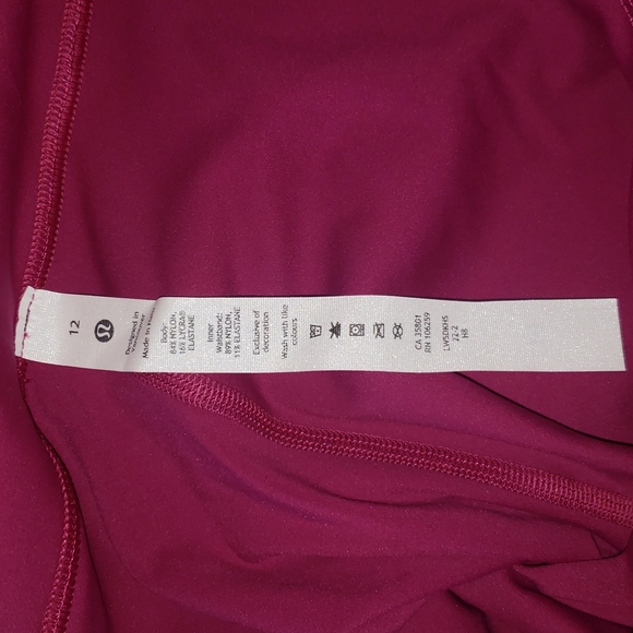 Lululemon Base Pace HR Tight 25" MGPR Magenta Purple 12 Nwt - Picture 7 of 11